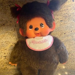 ORIGINAL MONCHHICHI STUFFED ANIMAL MONKEY